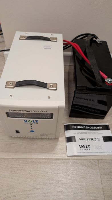 Zasilanie awaryjne zasilacz UPS Volt Polska sinusPRO 2200E aku 100Ah