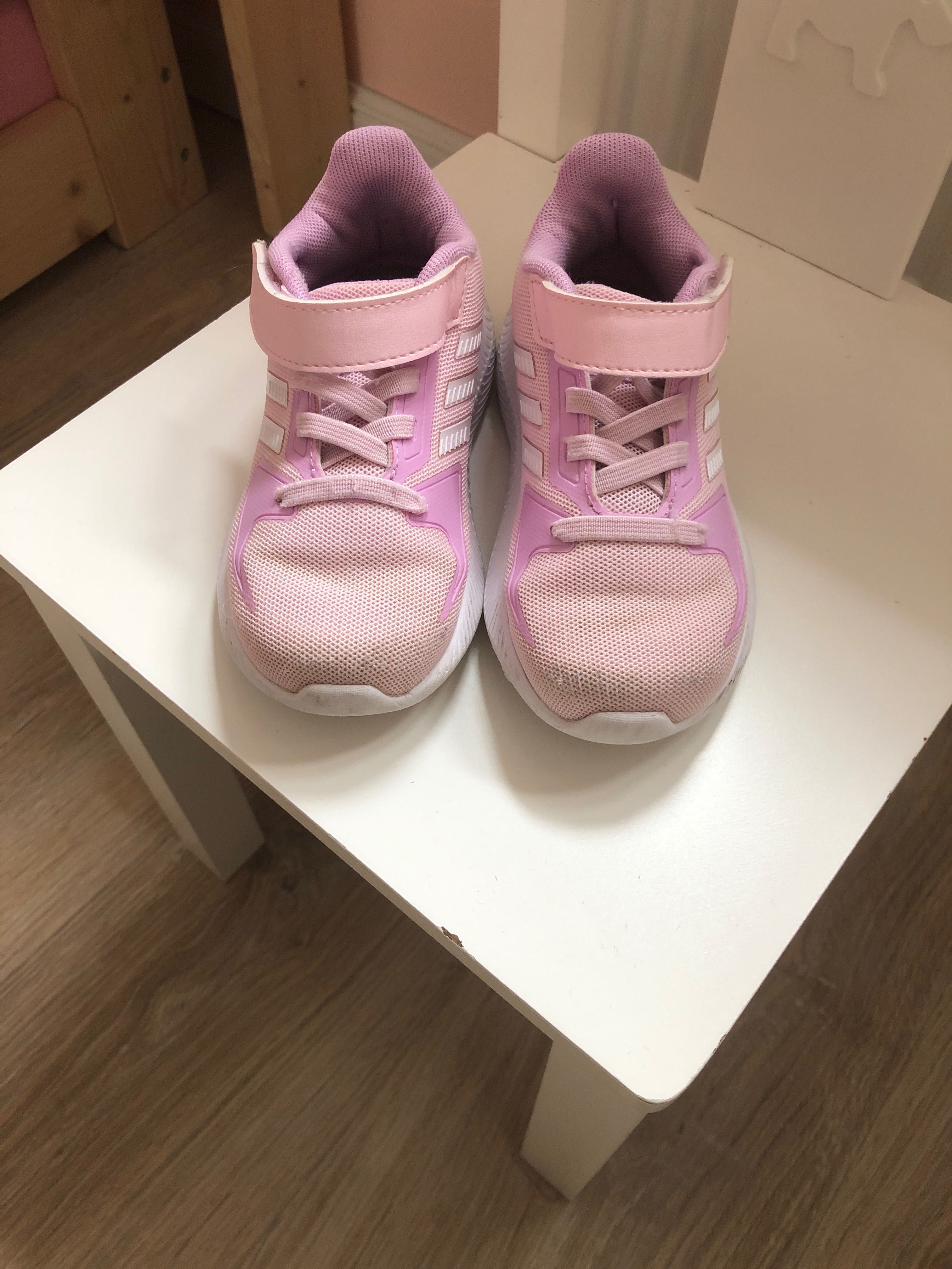 Różowe buty adidas 25