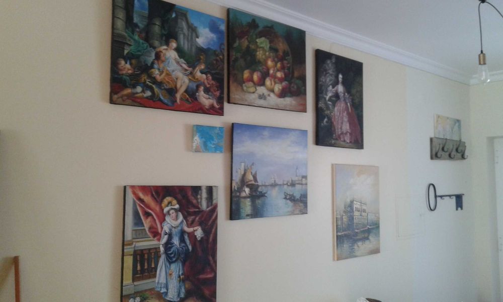 Quadro Pintura de uma Linda Princesa óleo s/tela