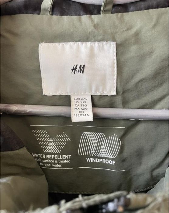 Куртка чоловіча кольору хакі H&M XXl