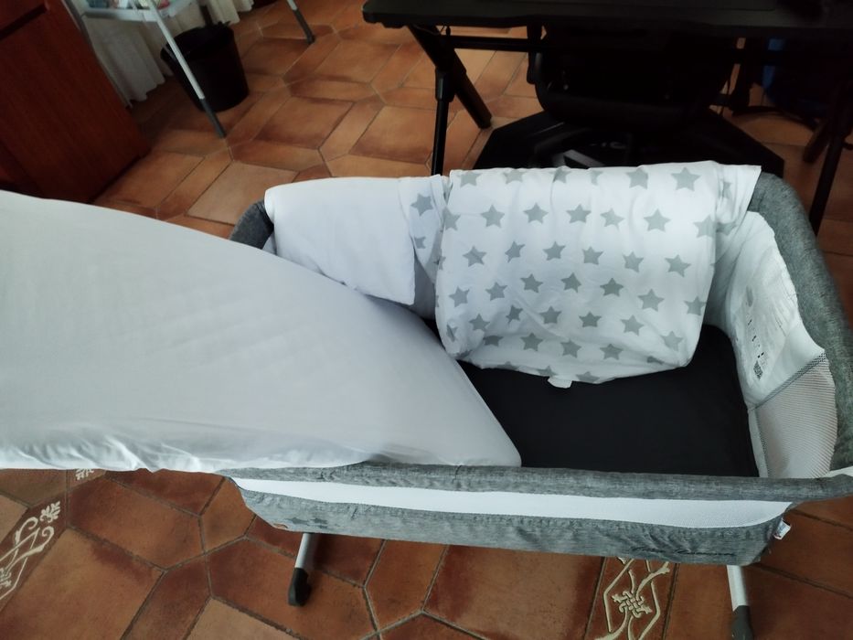 Mini berço asalvo cinza