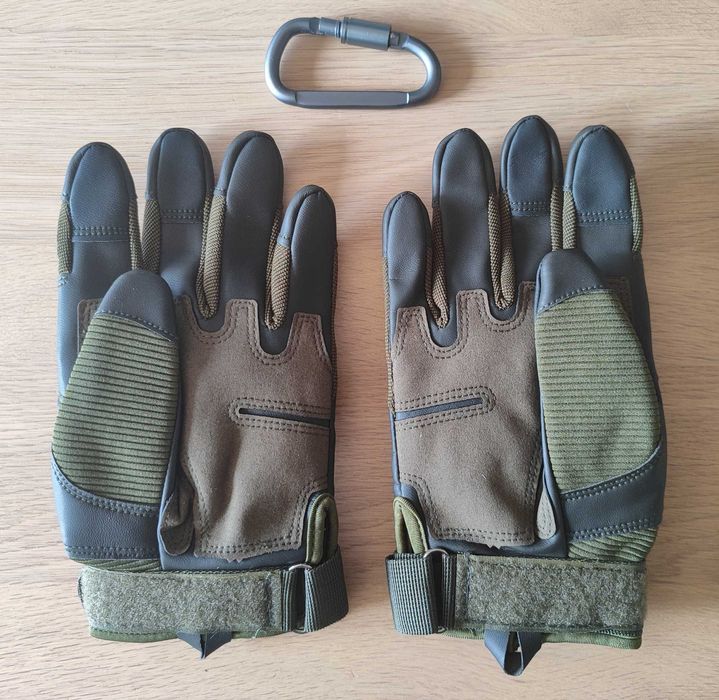 Rękawice taktyczne wojskowe militarne zielone (green)