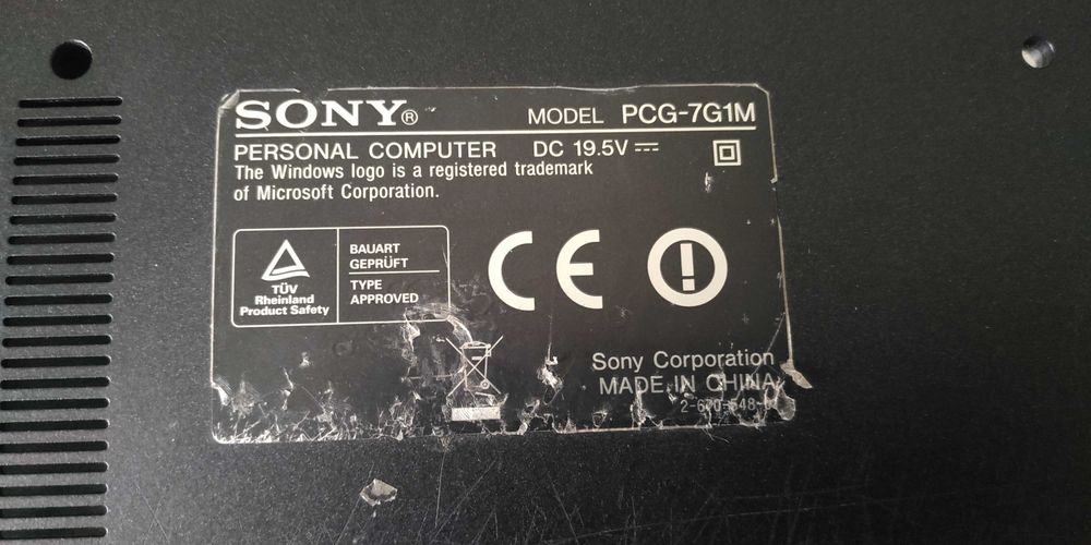 Ноутбук Sony vaio PCG-7G1M (VGN-FS415E) розборка по частинам або цілим