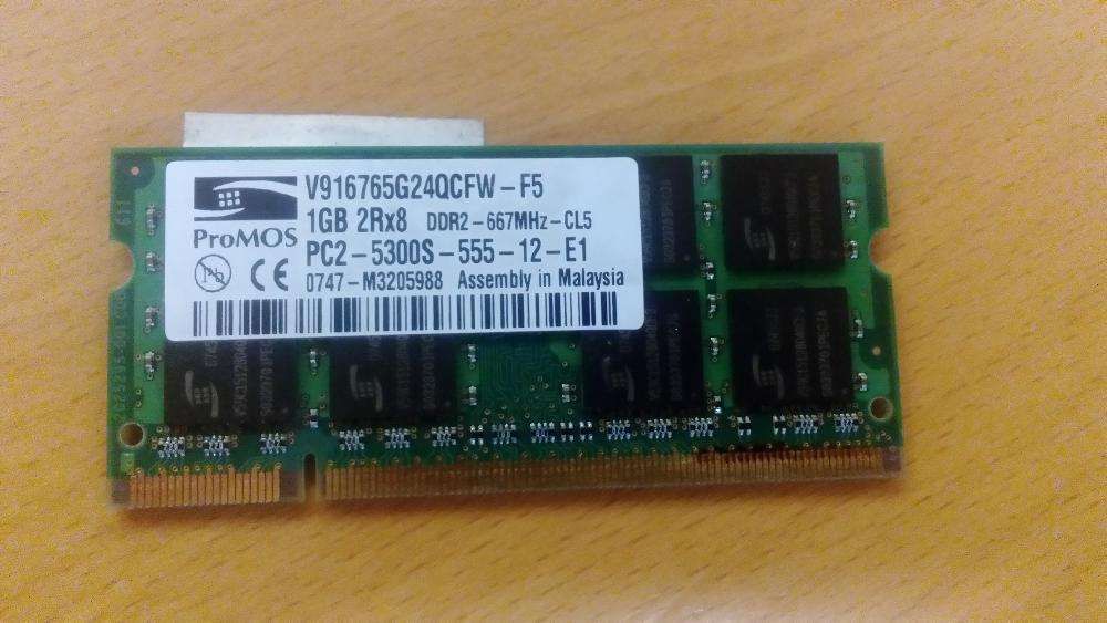 Memoria 1GB DDR2 para portatil