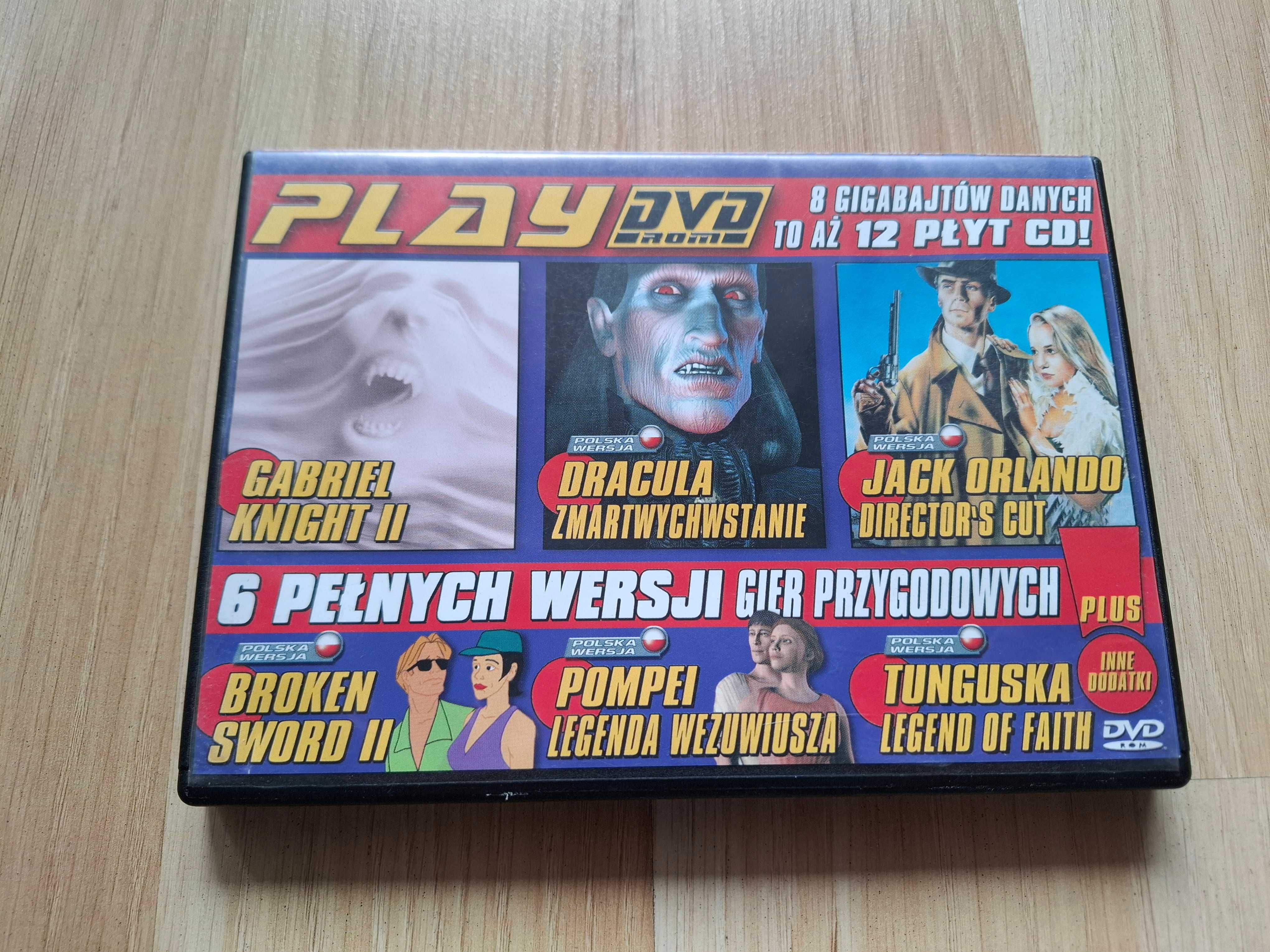 Jack Orlando, Dracula , Broken Sword 2, Play 2/2003 PC PL