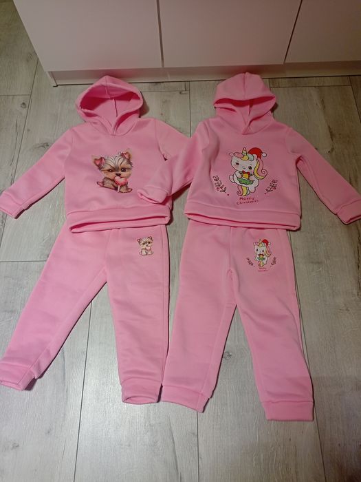 2 komplety ocieplane rozmiar 98/104