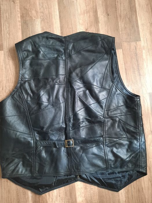 Kamizelka skórzana męska rozm.XXXL