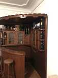 Bar de sala e cadeiras