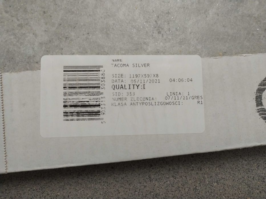 Płytki gresowe Cerrad Tacoma Silver 60 x 120