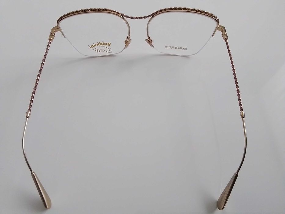 Włoskie złote oprawki oprawy ramki okulary BALDININI Gold 18k Unisex.