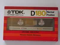 TDK D 180 na rok 1982/1984  na rynek Amerykański