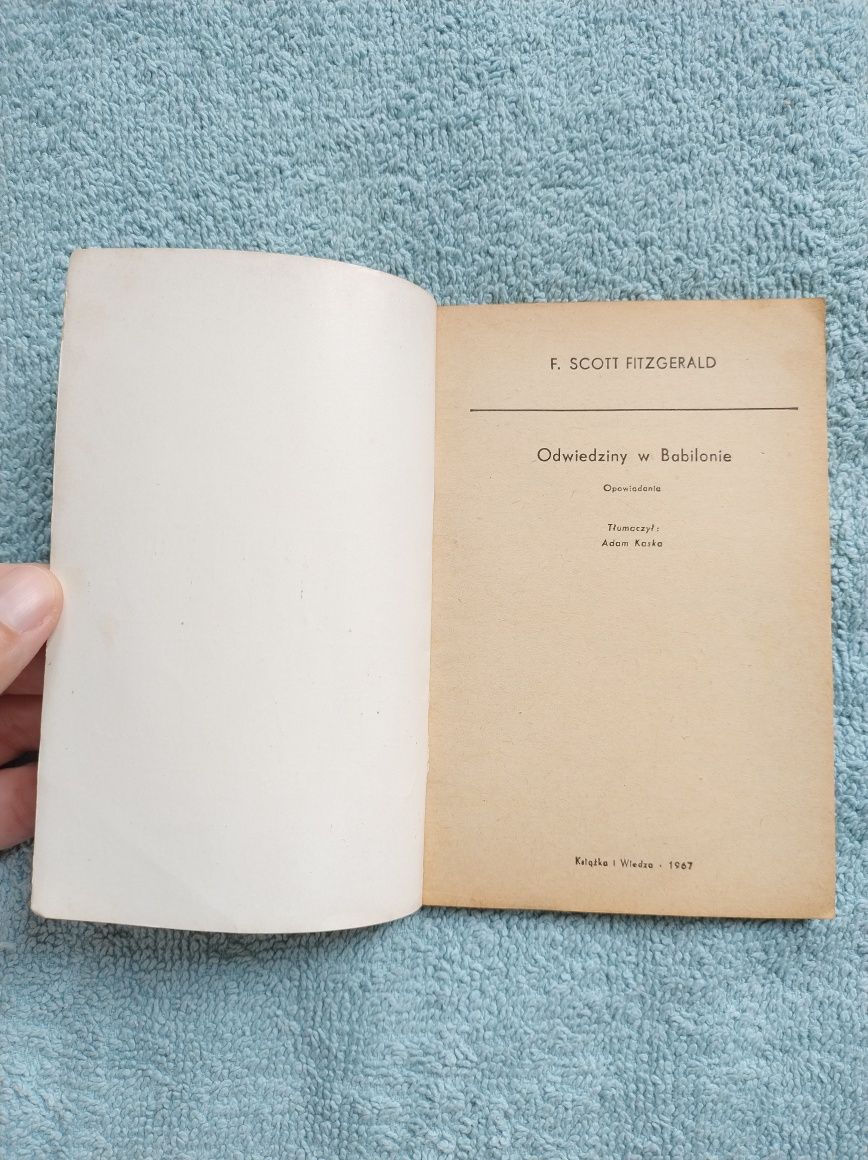Odwiedziny w Babilonie Scott Fitzgerald Seria Koliber 1967