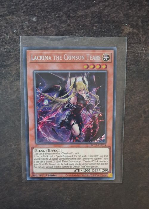 Karta YugiOh Lacrima the Crimson Tears