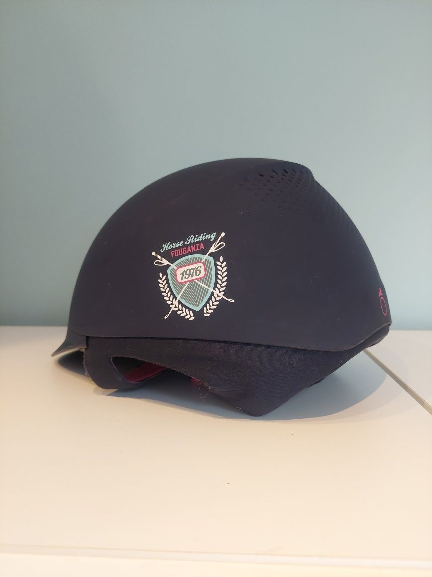 Kask jeździecki toczek Fouganza 53-55 cm