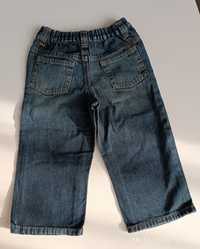 Spodnie dżinsowe chłopięce, rozmiar 86-92