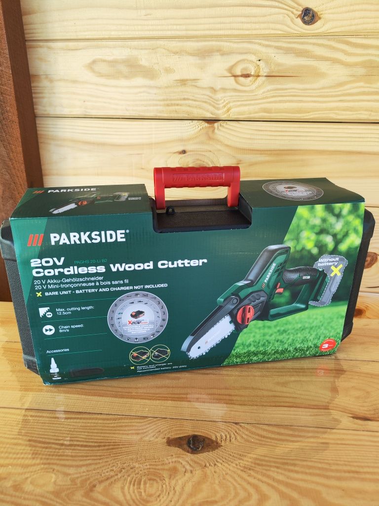 Акумуляторна ланцюгова пила Parkside PAGHS 20-Li B2 2024 року