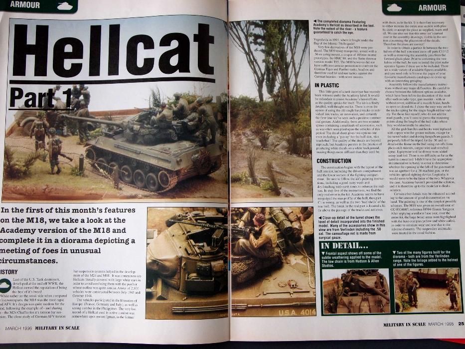 Revistas Military in scale Magazine modelismo 2ª Guerra