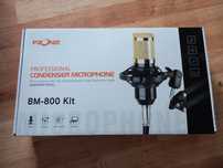 Mikrofon FZONE BM-800 Kit (+ Statyw do mikrofonu, dodatkowy popfilter)