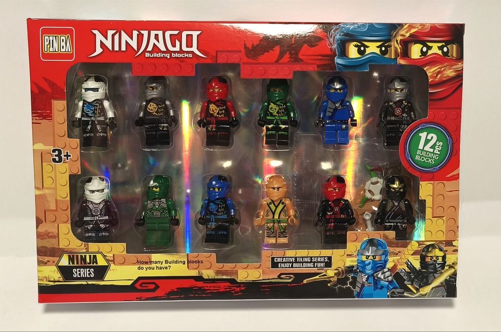 Zestaw figurek Ninja z akcesoriami