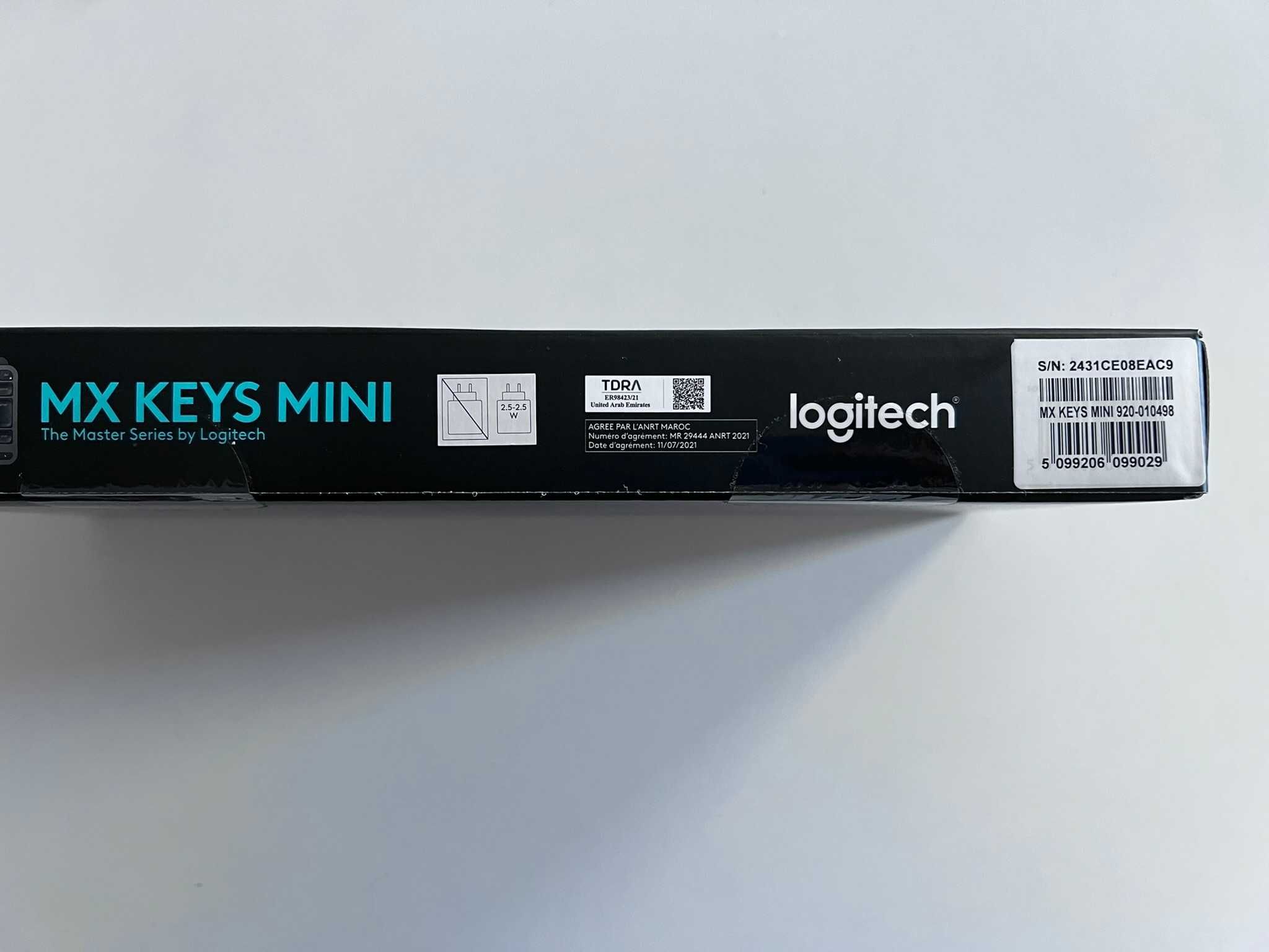 Klawiatura Bezprzewodowa Logitech MX Keys Mini Grafitowa
