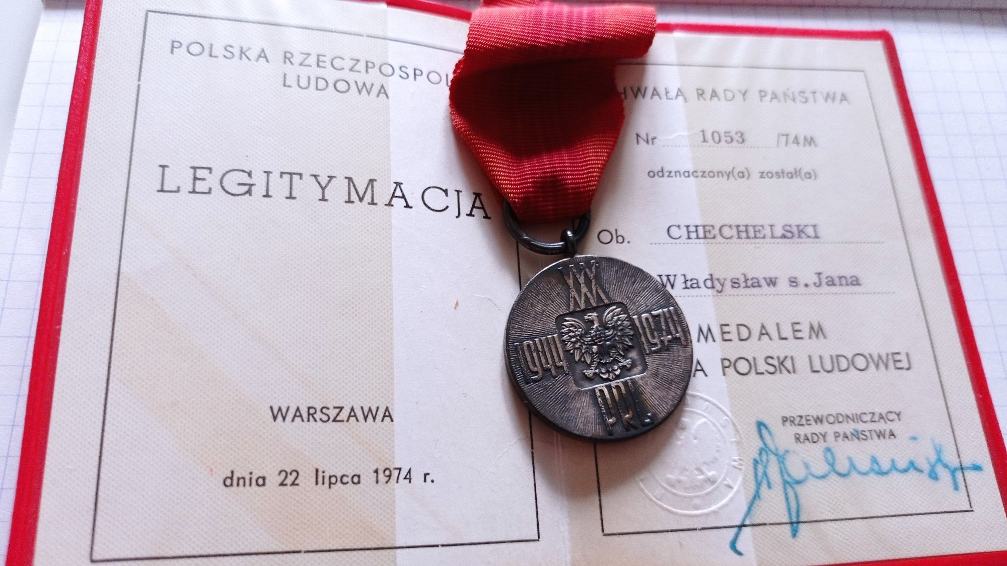 Medal XXX lat PRL