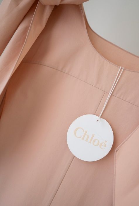 $2295 CHLOE sukienka z kokardami , 34 FR bawełna