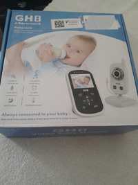 GHB Elektroniczna niania z kamerą, monitor wideo dla niemowląt 2,4 GHz
