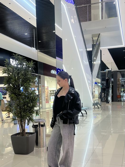 Джинси сірі, кльош, широкі