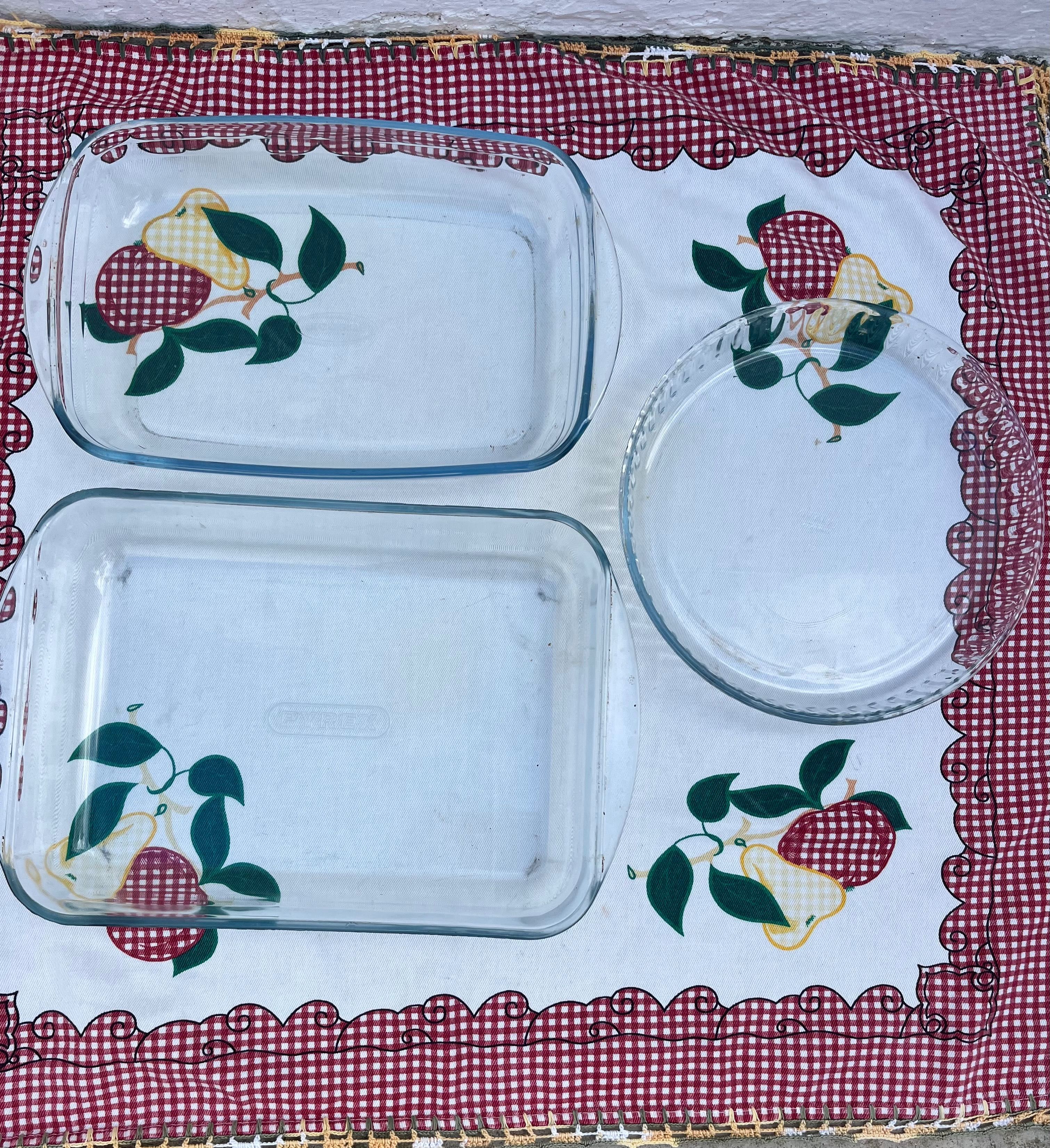 Recipientes de Pyrex