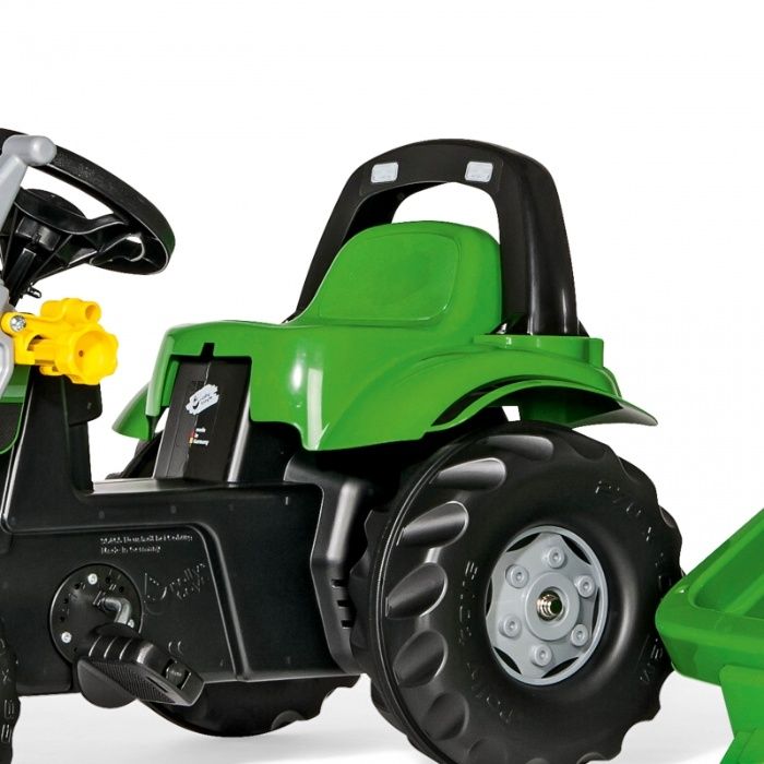 Rowerek traktorek na pedały deutz Deutz-Fahr Kid z przyczepką i łyżką