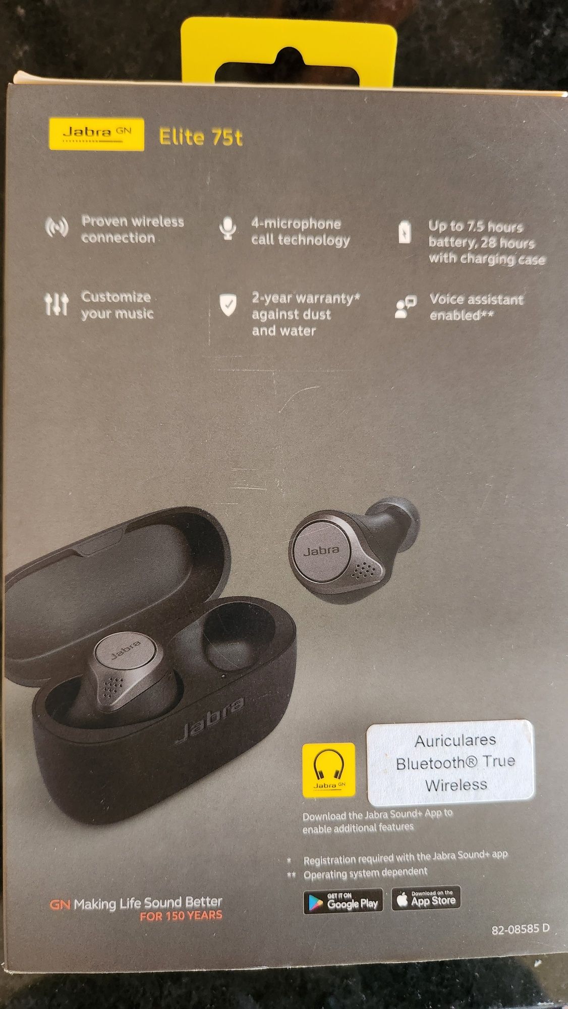 Auriculares Jabra Elite 75t