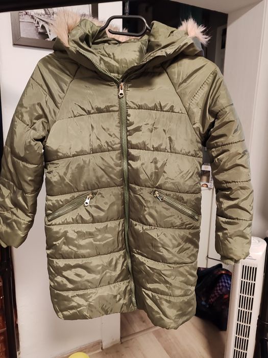 Kurtka parka dziewczęca 140cm
