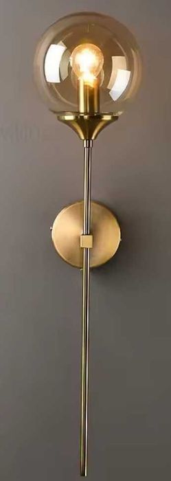 Kinkiet, lampa na ścianę,  kula