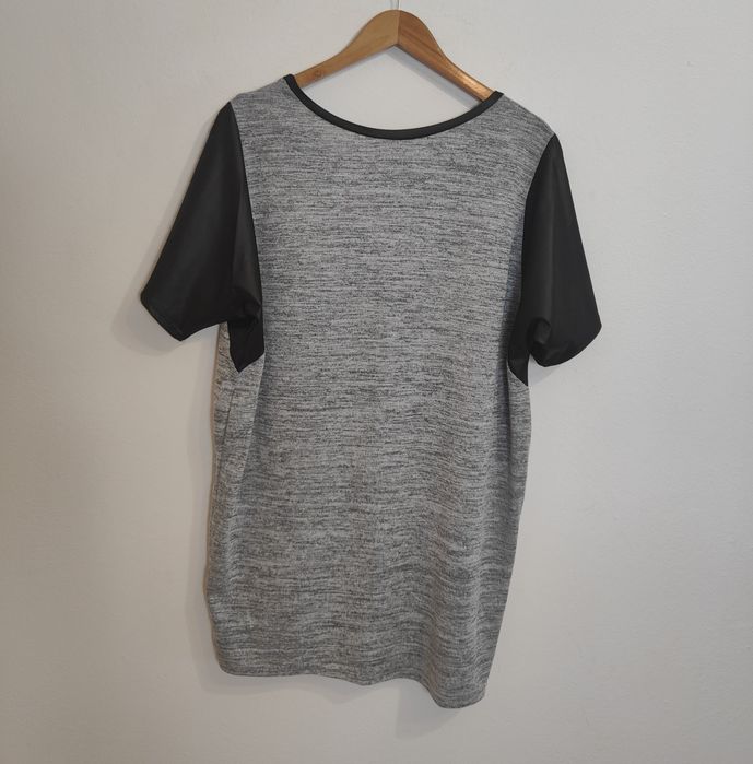 Koszulka Szara  Damska  z Krotkim Rękawem (3 XL)