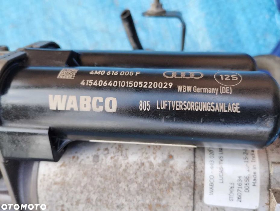Компресор пневмопідвіски wabco Audi q7 4m ауді ку7 кю7 4м