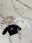 Zestaw 3 bluzy adidas newbie 74/80