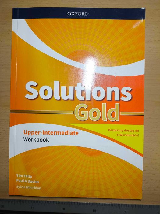 Zeszyt ćwiczeń Oxford Solutions Gold Upper-Intermediate