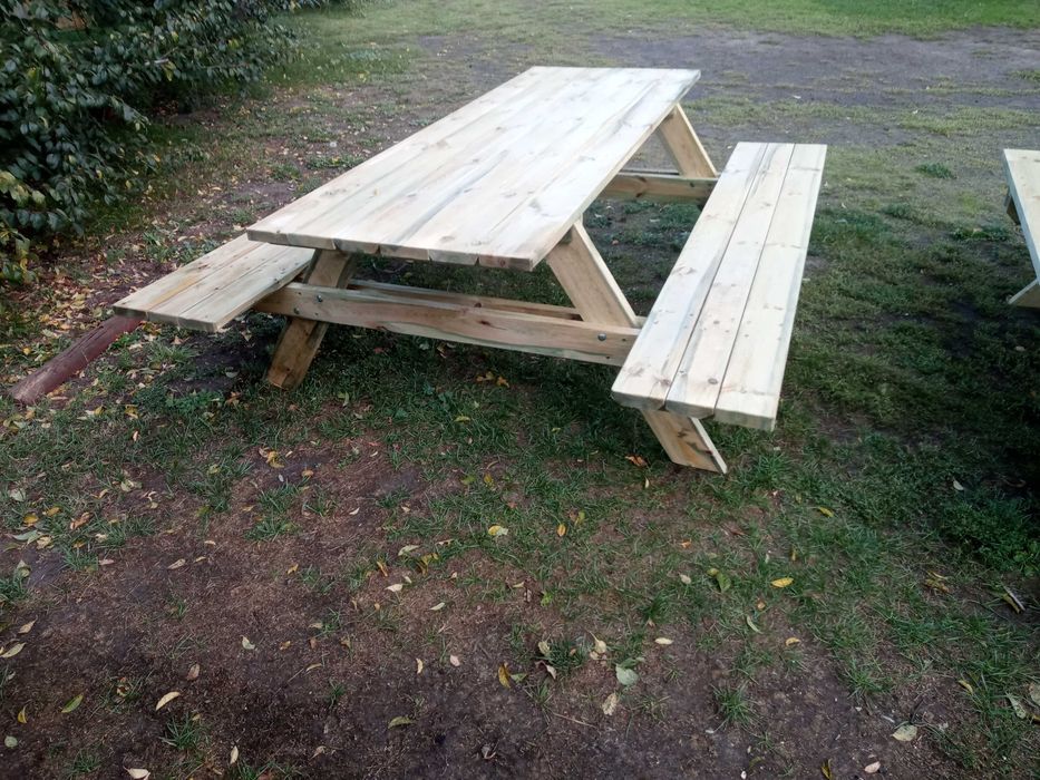 Wychodek toaleta drewniana ubikacja wc kibelek na budowę lub działkę