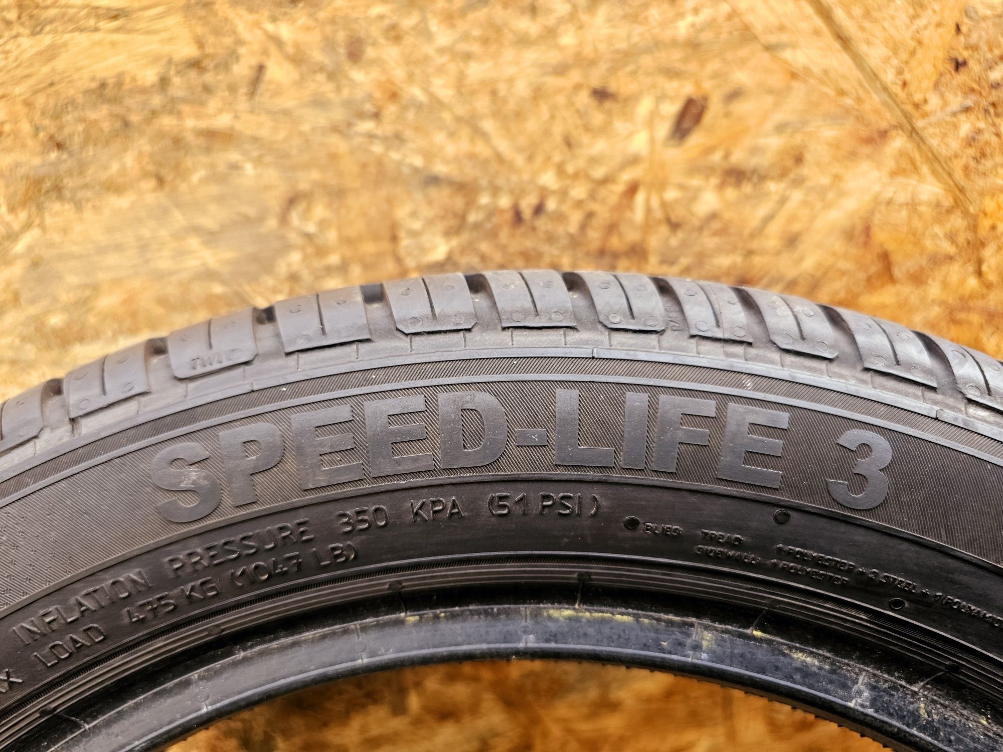 Jak Nowe!!  8mm. 195/50 r15 Semperit Speed-Life 3. 2020r.