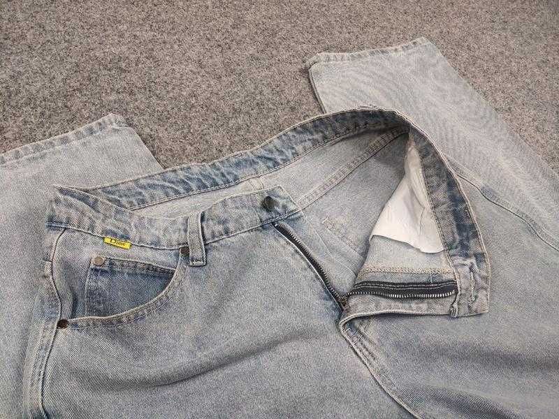 Широкі чоловічі блакитні джинси Dime logo baggy трендові штани sk8