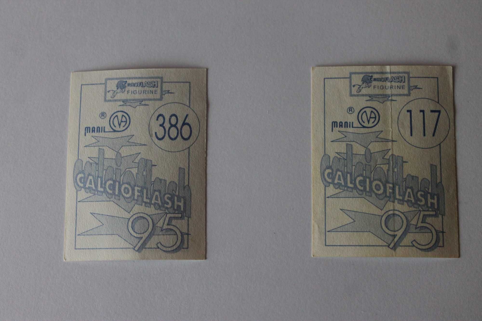 2 Cromos Futebol Italiano (Caderneta CacioFlash95)