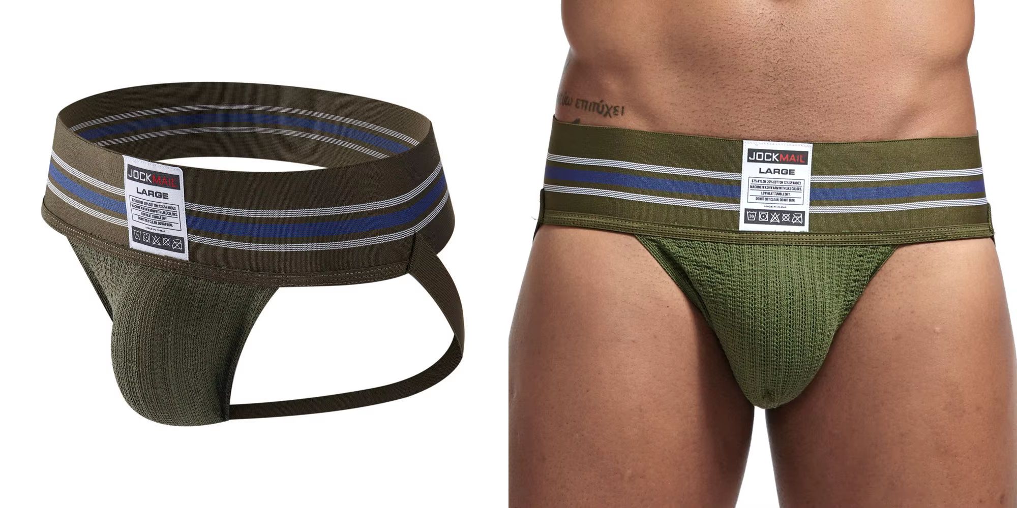 Męska bielizna premium JOCKSTRAP sport siłownia JOCKMAIL - L