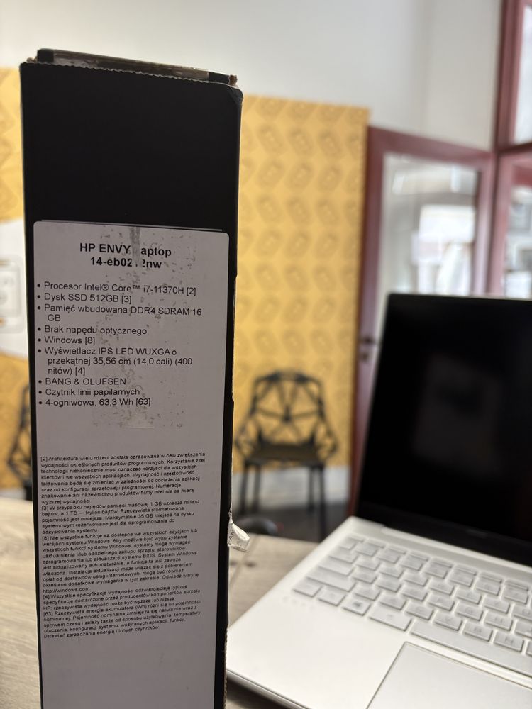 Laptop HP 14-eb0212nw i7/16GB/512SSD Halogsm Piotrkowska 19