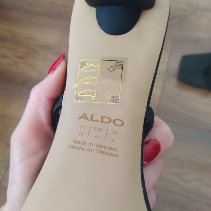 Klapki na obcasie Aldo