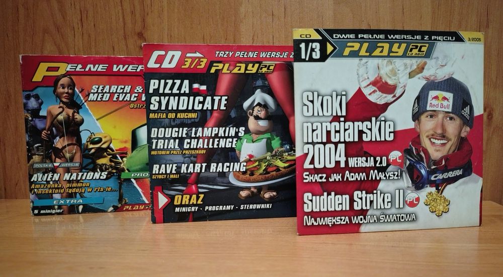 Zestaw 3 Gier na PC | Klasyki i Symulatory | stan dobry| super okazja!