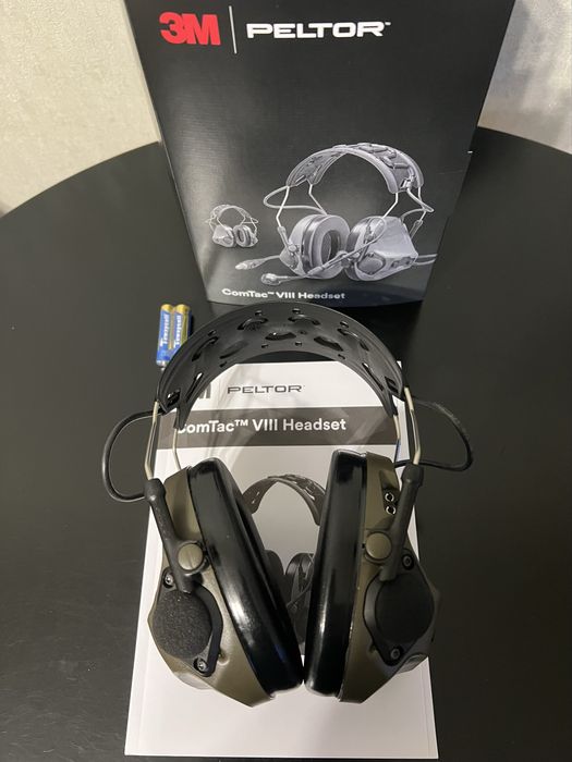 Тактичні навушники військові 3M™ PELTOR™ ComTac VIII MT14H418A-02 GN