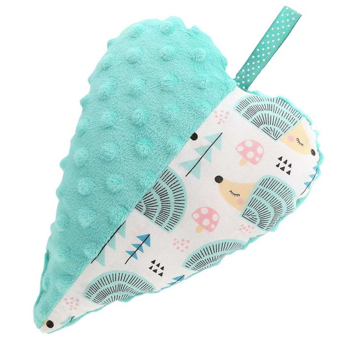 SERCE Minky z zawieszką - Upominek jeżyki, mięta