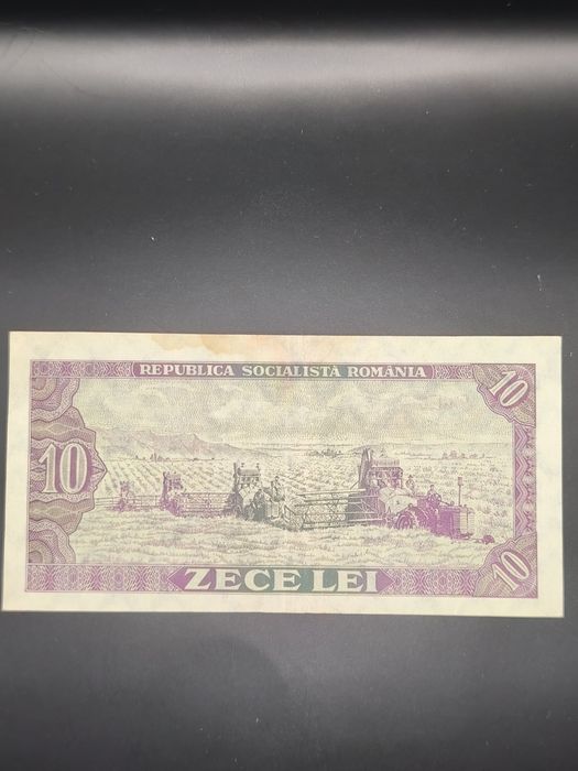 Banknot 10 Lei, Rumunia 1966