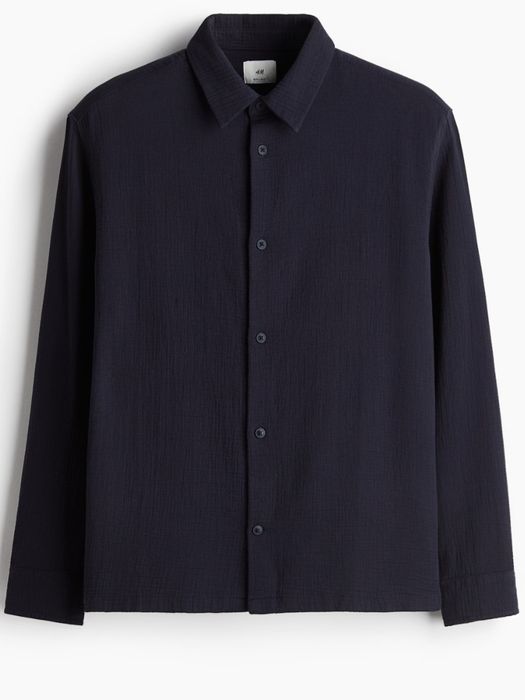 Granatowa koszula męska H&M M