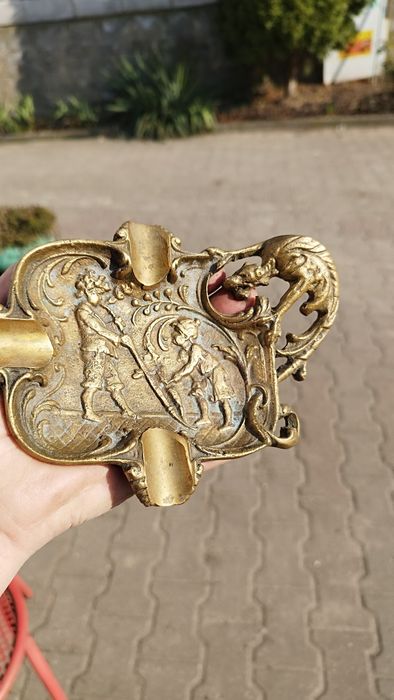 Popielniczka,popielnica z mosiądzu